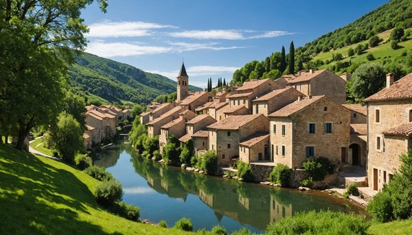 Les plus beaux villages pittoresques d'occitanie avec slow village
